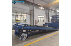 China 10T-10M Customized Blue Loading And Unloading Goods Hydraulic Dock Ramp supplier