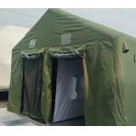 Inflatable first aid tent