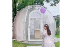 China Multifunctional Use Igloo Bubble Tent Diameter 3.5m Clear Globe Tent supplier