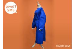 China Elastic Cuff Disposable Isolation Gowns With Ties Level 1 CE Certified Comfortable supplier