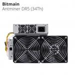 Bitmain Antminer DR5 34T/H Decred DCR Coin Miner 1800W Second Hand for sale