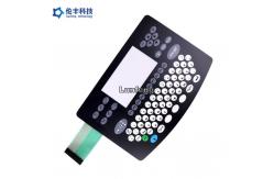 China LCD Window Custom Made LED Membrane Switch 3M468 With Backlight supplier