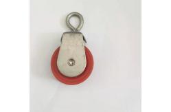 China Nylon 4.5cm Plastic Rope Pulley For Poultry Chicken House Drinking System supplier