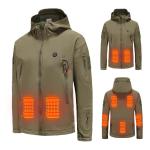 USB Electric Heated Vest Jacket , 60degree Rechargeable Heated Jackets Xf Wj ODM for sale