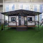 Wind Rasistance Prefabricated 20ft Expandable Container Home With Balcony