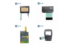 China Yellow LED Membrane Keypad LCD Metal Domes Membrane Switch Keyboard supplier