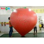 6.56ft Tall Strawberry Shapes Inflatable Balloon For Opening Ceremony
