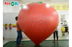China 6.56ft Tall Strawberry Shapes Inflatable Balloon For Opening Ceremony supplier