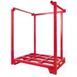 Forklift Guide 1000KGS Red Dip Zinc Stackable Steel Racks for sale