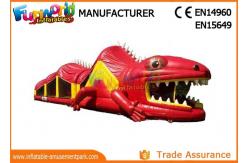 China Customized Size Adult Inflatables Obstacle Course With Digital Painting supplier