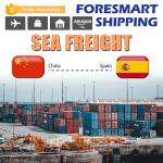 Shipping From China To Spain FCL Sea Freight Forwarder for sale