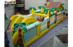 China Outdoor Durable Interactive Game Inflatables Obstacle Course Tunnels Toys With Customized supplier