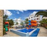 Glass Fiber Swimming Pool Water Slide 4.0m Height Anti UV For Aqua Park Home for sale