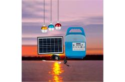 China Pure White LED Bulb Solar Panel Energy System 37*31.5*55.5CM supplier