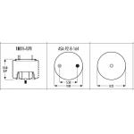 Goodyear 1R11-171 Air Bag Bellows NO.566-22-3-057 For 8003003 for sale