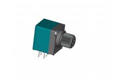 China High Accuracy Rotary Resistor Adjustable ±20% Resistance Tolerance 6mm Shaft Diameter supplier