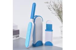 China ABS Plastic Pet Hair Remover Brush With Self Cleaning Base supplier