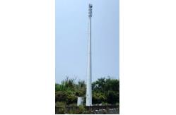 China Durable Telecommunication Monopole Tower Custom Height 10-60m  Quick Installation supplier
