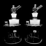 Customized Tailor Made Quartz Bell Jar , 0.1mm Tolerance Glass Vacuum Bell Jar for sale