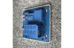 China UK Power Independent Dual USB Wall Switch Socket For Apartment / Home supplier