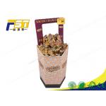 Floor POP UP Cardboard Dump Bins Display Stand Custom Advertising For Supermarket for sale