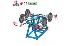 China Fully Automatic Roto Mold Machine For Rock And Roll supplier