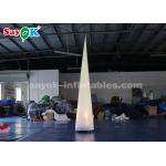 Portable  Inflatable Lighting Decoration Column Lighting Cone White Fabric for sale