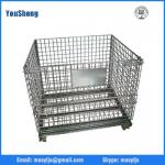 China Galvanized wire mesh container warehouse equipment cage metal storage manufacturer