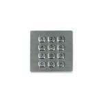 IP65 Backlit Metal Keypad Customizable Layout Matrix Interface 12 Key Numeric Keypad