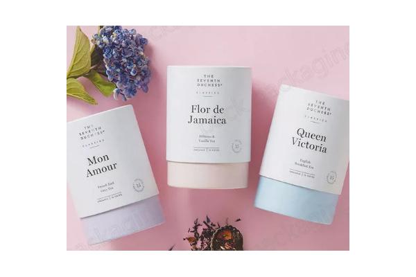 Food Grade Cardboard Paper Cylinder Packaging Offset Printing