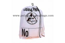 China Biodegradable CPE PE Plastic Drawstring Backpack Plastic Bags supplier