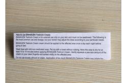China Medicine Package Insert Printing Of vial Oil Solution For Injection test supplier