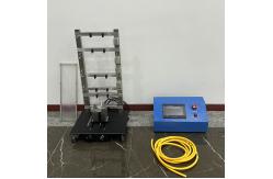 China Multifunctional Vertical Flammability Tester Machine ISO 6940 PLC Control supplier