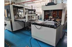 China Automatic Multi Functional W400mm Candy Rigid Box Making Machine For Wrapping supplier