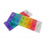 Weekly 7 Days Pill Organizer AM/PM Detachable Pill Box With Cutter for sale