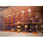 Robot Welding Narrow Aisle Pallet Racking , VNA Racking Galvanized Surface for sale