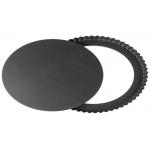 RK Bakeware China Foodservice NSF Nonstick Loose Bottom Fluted Oven Baking Pizza Pan Pie Pan for sale