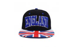 China 3D Embroidery Red Flat Brim Snapback Hats Custom Symbol supplier