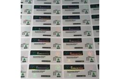 China Adhesive Scratch Sticker Custom Printed Label Holographhic 10ml For Muscle Develop vial supplier