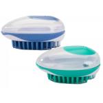 11*7.5*6CM Pet Wash Brush Plastic Dog Washing Brush Tool for sale