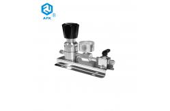 China 2200psig Pressure Reducing Regulator gas panel PTFE 1/4″ FSR AFK WL400 supplier