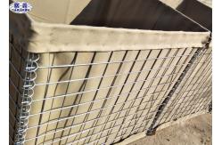 China Army Defensive Hesco Barrier , Mesh Gabion Box Wall 4.0 Mm Spring Wire supplier