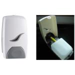 Lockable Manual Hand Soap Dispenser Wall Mount With Refillable Cartridge