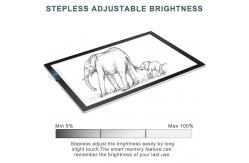 China Ultra Slim Led Tracing Light Pad A4 Illuminated Drawing Light Box Board supplier
