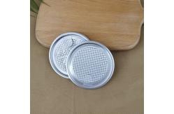 China 300# 73mm Aluminum Easy Peel Off End Custom Logo supplier