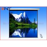 Electric Projector Screen Ceiling Mount 136 Inch For Commercial Presentation for sale