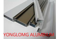 China Rectangle Shape Kitchen Cabinet Aluminium Profile / Sliding Window Frame supplier