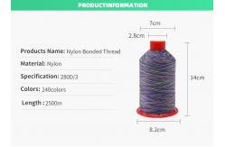 China 240 Colours Bonded Polyester Sewing String 9oz Spool Variegated Tex 45 Bonded Thread supplier