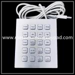Wireless 20 Stretched Keys 4mm Industrial Numeric Keypad for sale