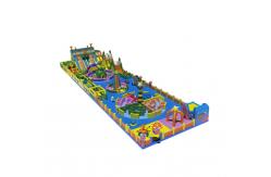 China Inflatable Large Theme Park With Maze Obstacles Big Slides Ball Pool supplier